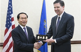 Bộ trưởng Trần Đại Quang hội đàm với Giám đốc FBI James Comey 
